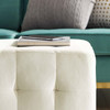 Modway Contour Tufted Cube Performance Velvet Ottoman EEI-3577-IVO