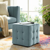 Modway Contour Tufted Cube Performance Velvet Ottoman EEI-3577-LBU