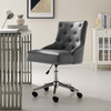Modway Regent Tufted Button Swivel Faux Leather Office Chair EEI-3608-GRY
