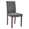 Modway Prosper Faux Leather Dining Side Chair Set of 2 EEI-3617-GRY