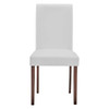 Modway Prosper Faux Leather Dining Side Chair Set of 2 EEI-3617-WHI