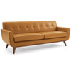 Modway Engage Top-Grain Leather Living Room Lounge Sofa EEI-3733-TAN Tan