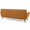 Modway Engage Top-Grain Leather Living Room Lounge Sofa EEI-3733-TAN Tan