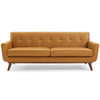 Modway Engage Top-Grain Leather Living Room Lounge Sofa EEI-3733-TAN Tan