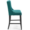 Modway Baron Upholstered Fabric Counter Stool EEI-3735-TEA Teal