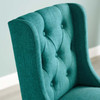 Modway Baronet Tufted Button Upholstered Fabric Counter Stool EEI-3739-TEA Teal