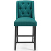 Modway Baronet Tufted Button Upholstered Fabric Counter Stool EEI-3739-TEA Teal