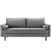 Modway Valour Performance Velvet Sofa EEI-3764-GRY Gray