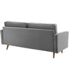 Modway Valour Performance Velvet Sofa EEI-3764-GRY Gray