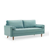 Modway Valour Performance Velvet Sofa EEI-3764-MIN Mint