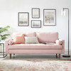 Modway Valour Performance Velvet Sofa EEI-3764-PNK Pink