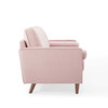 Modway Valour Performance Velvet Sofa EEI-3764-PNK Pink