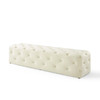 Modway Amour 72" Tufted Button Entryway Performance Velvet Bench EEI-3772-IVO Ivory