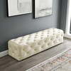 Modway Amour 72" Tufted Button Entryway Performance Velvet Bench EEI-3772-IVO Ivory