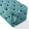 Modway Amour 72" Tufted Button Entryway Performance Velvet Bench EEI-3772-SEA Sea Blue