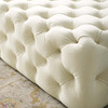 Modway Amour Tufted Button Large Square Performance Velvet Ottoman EEI-3774-IVO Ivory
