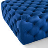 Modway Amour Tufted Button Large Square Performance Velvet Ottoman EEI-3774-NAV Navy