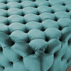 Modway Amour Tufted Button Large Square Performance Velvet Ottoman EEI-3774-SEA Sea Blue