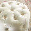 Modway Amour Tufted Button Round Performance Velvet Ottoman EEI-3778-IVO Ivory