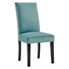 Modway Parcel Performance Velvet Dining Side Chairs - Set of 2 EEI-3779-MIN Mint