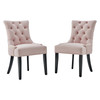 Modway Regent Tufted Performance Velvet Dining Side Chairs - Set of 2 EEI-3780-PNK Pink