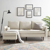 Modway Revive Upholstered Right or Left Sectional Sofa EEI-3867-BEI Beige