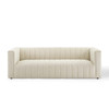 Modway Reflection Channel Tufted Upholstered Fabric Sofa EEI-3881-BEI Beige