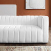 Modway Reflection Channel Tufted Upholstered Fabric Sofa EEI-3881-WHI White