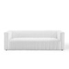Modway Reflection Channel Tufted Upholstered Fabric Sofa EEI-3881-WHI White
