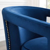 Modway Frolick Performance Velvet Armchair EEI-3888-NAV Navy