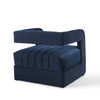 Modway Range Tufted Performance Velvet Accent Armchair EEI-3920-MID Midnight Blue