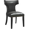 Modway Curve Vinyl Dining Chair EEI-3922-BLK Black