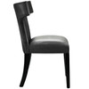 Modway Curve Vinyl Dining Chair EEI-3922-BLK Black