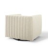 Modway Conjure Tufted Swivel Upholstered Armchair EEI-3926-BEI Beige