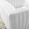 Modway Conjure Tufted Swivel Upholstered Armchair EEI-3926-WHI White