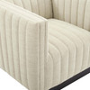 Modway Conjure Tufted Upholstered Fabric Armchair EEI-3927-BEI Beige