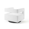 Modway Booth Performance Velvet Swivel Armchair EEI-3948-WHI White