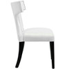 Modway Curve Dining Chair Vinyl Set of 2 EEI-3949-WHI White