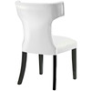 Modway Curve Dining Chair Vinyl Set of 2 EEI-3949-WHI White