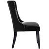 Modway Baronet Dining Chair Vinyl Set of 2 EEI-3950-BLK Black