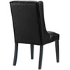 Modway Baronet Dining Chair Vinyl Set of 2 EEI-3950-BLK Black