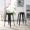 Modway Promenade Bar Stool Set of 2 EEI-3956-BLK Black