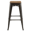 Modway Promenade Bar Stool Set of 2 EEI-3956-BRN Brown