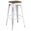 Modway Promenade Bar Stool Set of 2 EEI-3956-WHI White