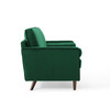 Modway Valour Performance Velvet Loveseat EEI-4004-GRN Green