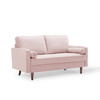 Modway Valour Performance Velvet Loveseat EEI-4004-PNK Pink