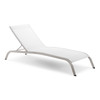 Modway Savannah Outdoor Patio Mesh Chaise Lounge Set of 4 EEI-4007-WHI White