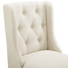 Modway Baronet Bar Stool Upholstered Fabric Set of 2 EEI-4022-GRY Beige