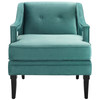 Modway Concur Living Room Set Performance Velvet Set of 2 EEI-4026-DUS Teal