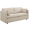 Modway Activate Upholstered Fabric Sofa and Armchair Set EEI-4045-BEI-SET Beige